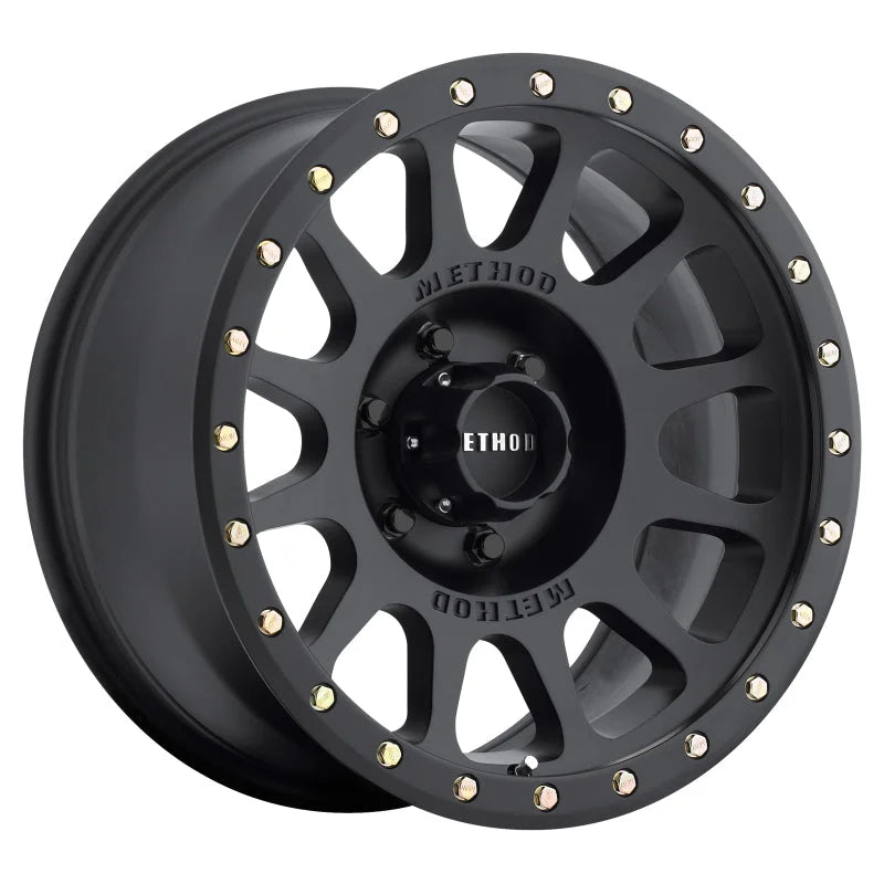 Method MR305 NV 17x8.5 0mm Offset 6x135 94mm CB Matte Black Wheel - Main Product View