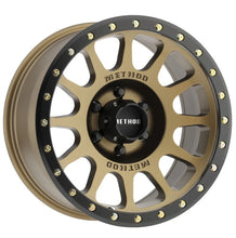 Load image into Gallery viewer, Method MR305 NV 18x9 0mm Offset 6x135 94mm CB Method Bronze/Black Street Loc Wheel - Main Product View