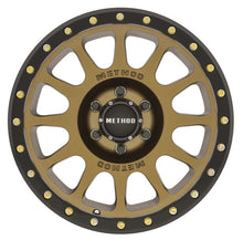 Load image into Gallery viewer, Method MR305 NV 18x9 0mm Offset 6x5.5 108mm CB Method Bronze/Black Street Loc Wheel - Side View