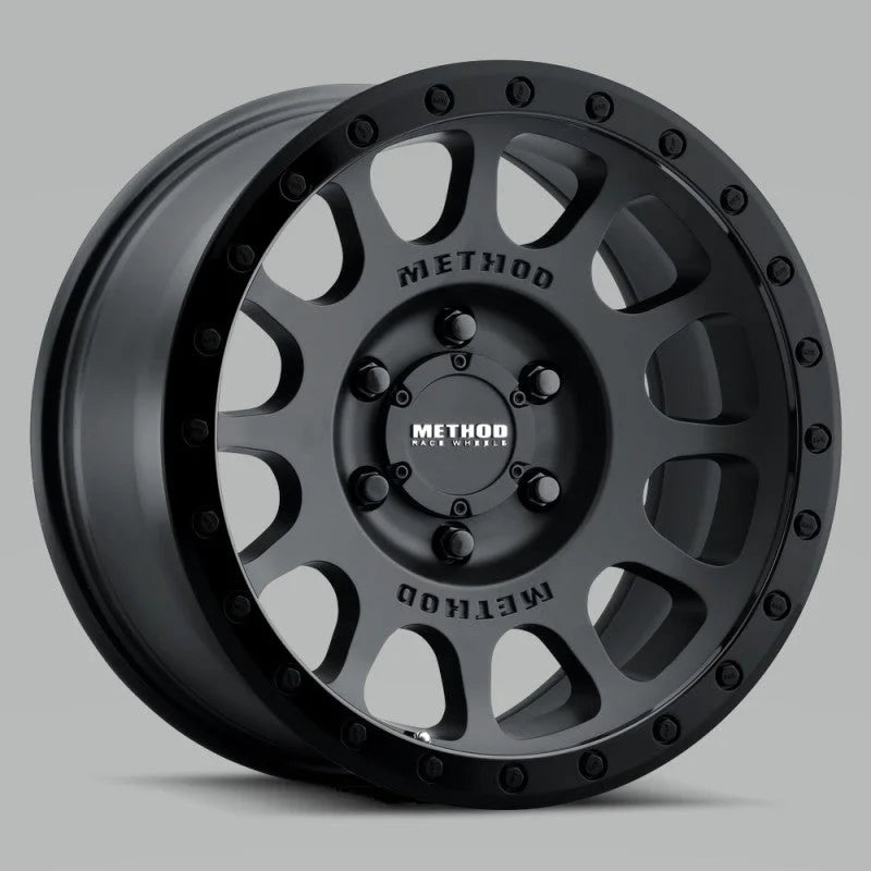 Method MR305 NV 18x9 -12mm Offset 6x5.5 108mm CB Double Black Wheel - Detail View