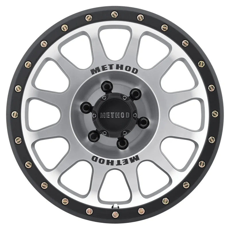 Method MR305 NV 18x9 -12mm Offset 6x5.5 108mm CB Machined/Black Street Loc Wheel - Side View