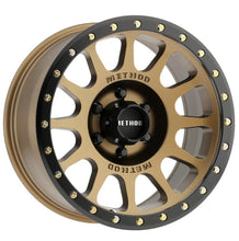 Load image into Gallery viewer, Method MR305 NV 18x9 -12mm Offset 6x5.5 108mm CB Method Bronze/Black Street Loc Wheel - Main Product View