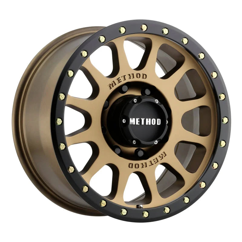 Method MR305 NV 20x10 -18mm Offset 8x6.5 130.81mm CB Method Bronze/Black Street Loc Wheel - Main Product View