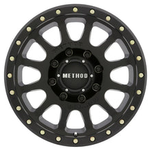 Load image into Gallery viewer, Method MR305 NV HD 18x9 +18mm Offset 8x170 130.81mm CB Matte Black Wheel - Side View