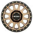 Load image into Gallery viewer, Method MR305 NV HD 18x9 +18mm Offset 8x6.5 130.81mm CB Method Bronze/Black Street Loc Wheel - Side View
