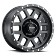 Load image into Gallery viewer, Method MR306 Mesh 17x8.5 0mm Offset 5x4.5 83mm CB Matte Black Wheel - Main Product View