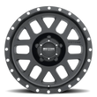 Load image into Gallery viewer, Method MR306 Mesh 17x8.5 0mm Offset 5x4.5 83mm CB Matte Black Wheel - Side View