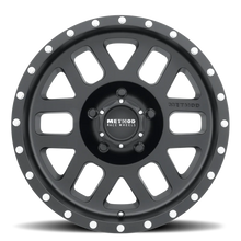 Load image into Gallery viewer, Method MR306 Mesh 17x8.5 0mm Offset 5x4.5 83mm CB Matte Black Wheel - Side View