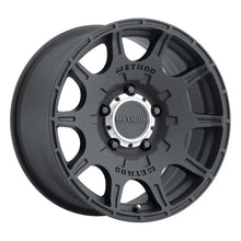 Load image into Gallery viewer, Method MR308 Roost 17x8.5 0mm Offset 5x5 71.5mm CB Matte Black Wheel - Main Product View
