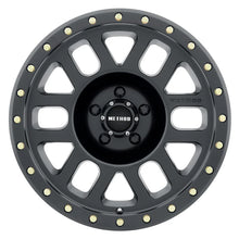 Load image into Gallery viewer, Method MR309 Grid 17x8.5 0mm Offset 5x5 94mm CB Matte Black Wheel - Side View