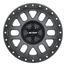 Load image into Gallery viewer, Method MR309 Grid 17x8.5 0mm Offset 6x5.5 108mm CB Titanium/Black Street Loc Wheel - Side View