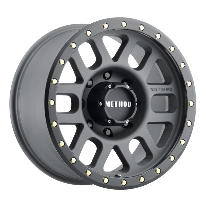Method MR309 Grid 18x9 +18mm Offset 8x180 130.81mm CB Titanium/Black Street Loc Wheel - Main Product View