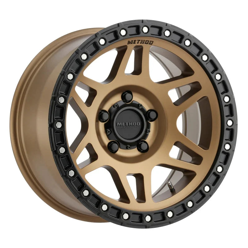Method MR312 17x8.5 0mm Offset 5x5 71.5mm CB Method Bronze/Black Street Loc Wheel - Main Product View
