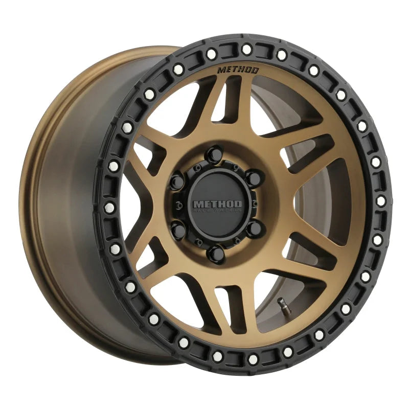 Method MR312 17x8.5 0mm Offset 6x5.5 106.25mm CB Method Bronze/Black Street Loc Wheel - Main Product View