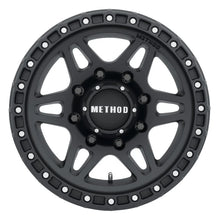 Load image into Gallery viewer, Method MR312 17x8.5 0mm Offset 8x6.5 130.81mm CB Matte Black Wheel - Side View