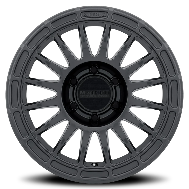 Method MR314 17x7.5 +30mm Offset 5x4.5 73mm CB Matte Black Wheel - Side View