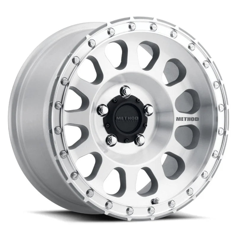 Method MR315 17x8.5 0mm Offset 5x5 71.5mm CB Machined/Clear Coat Wheel - Main Product View