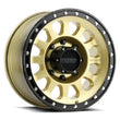 Load image into Gallery viewer, Method MR315 17x8.5 +25mm Offset 8x6.5 130.81mm CB Gold/Black Street Loc Wheel - Main Product View