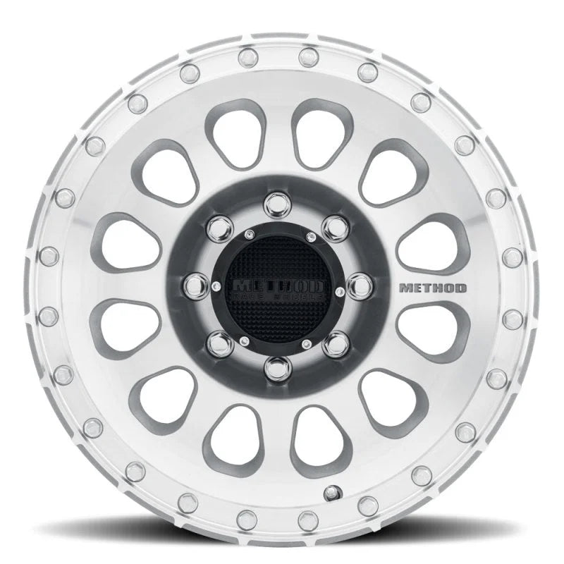 Method MR315 17x8.5 +25mm Offset 8x6.5 130.81mm CB Machined/Clear Coat Wheel - Side View