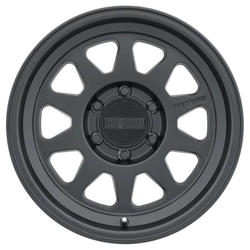 Method MR316 17x8.5 0mm Offset 6x135 87mm CB Matte Black Wheel - Main Product View