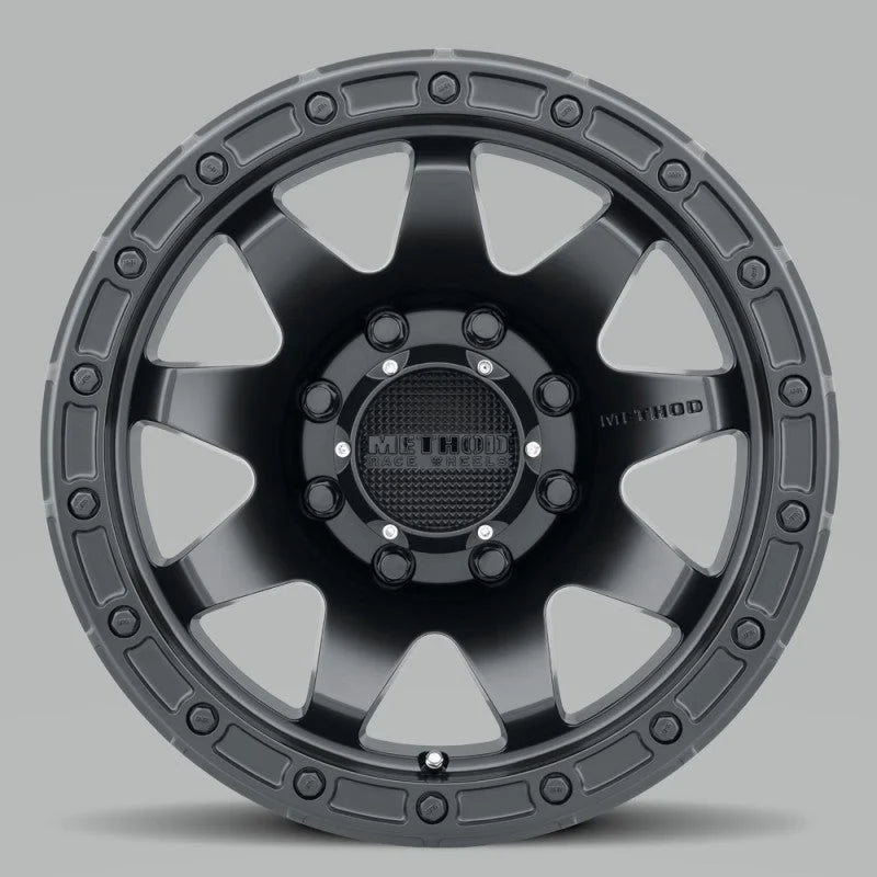 Method MR317 20x9 +18mm Offset 8x170 130.81mm CB Matte Black Wheel - Main Product View
