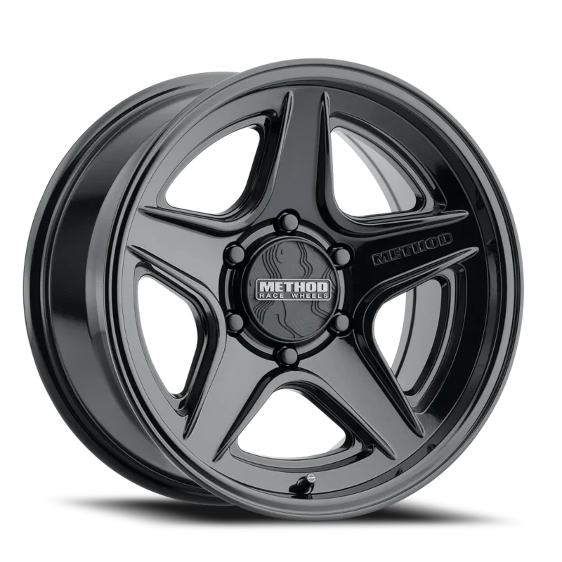 Method MR319 18x8.5 6x135 BP 40mm Offset 6.3in BS 87mm Bore Gloss Black Wheel - Main Product View
