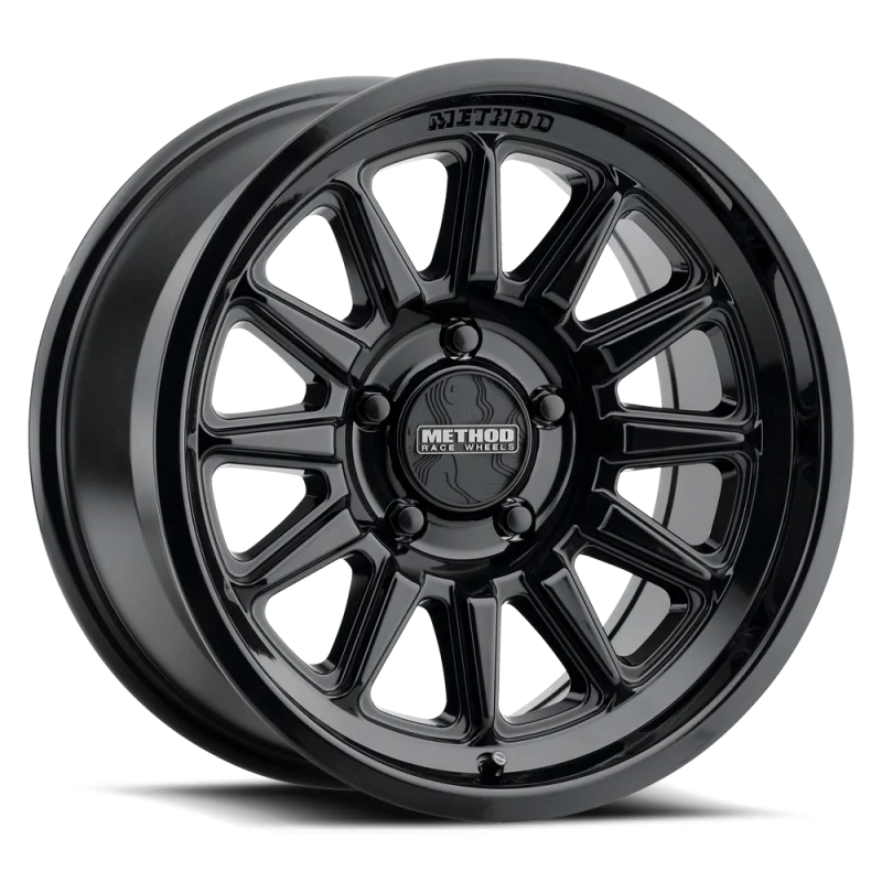 Method MR323 17x8.5 / 8x170 BP / 0ET / 4.72in BS / 130.81mm CB - Gloss Black Wheel
