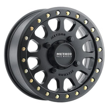 Load image into Gallery viewer, Method MR401 UTV Beadlock 15x6 / 5+1/53mm Offset / 4x136 / 106mm CB Matte Black Wheel - Main Product View