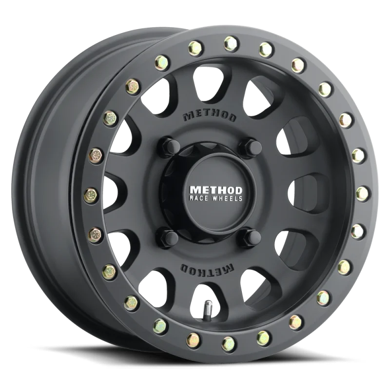 Method MR401 UTV Beadlock 15x7 / 5+2/38mm Offset / 5x4.5 / 72 CB Matte Black Wheel