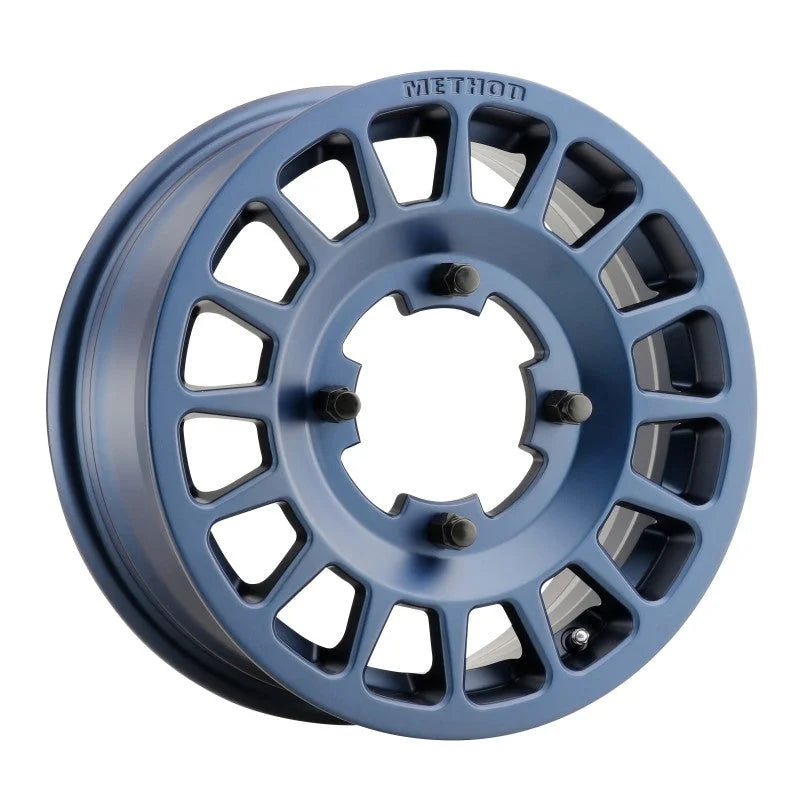 Method MR407 Bead Grip 15x6 / 5+1/51mm Offset / 4x136 / 100mm CB Bahia Blue Wheel - Detail View