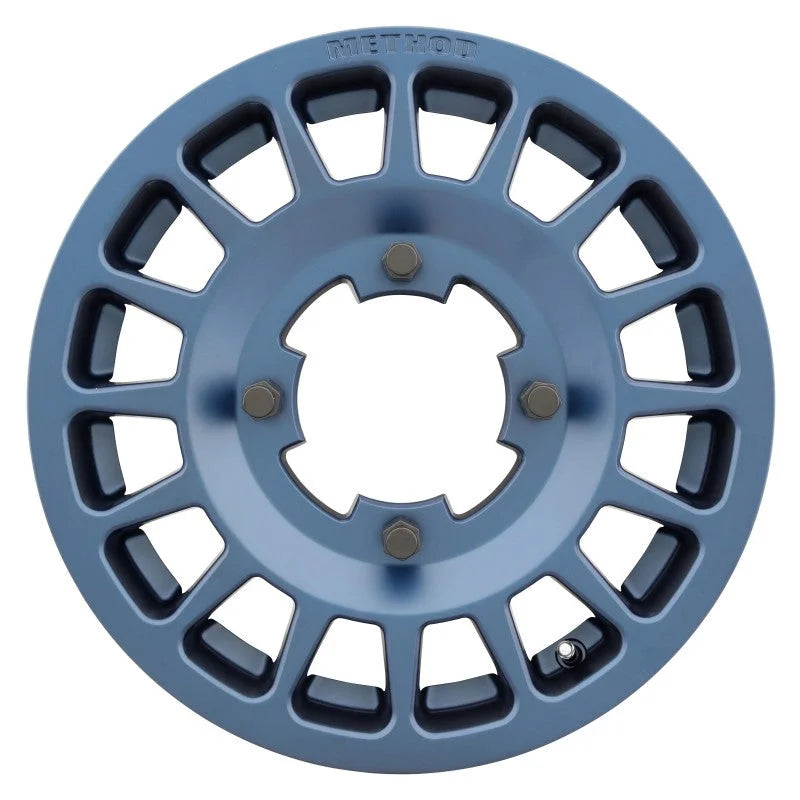 Method MR407 Bead Grip 15x6 / 5+1/51mm Offset / 4x156 / 120mm CB Bahia Blue Wheel - Main Product View