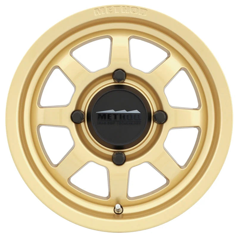 Method MR410 14x7 4+3/+13mm Offset 4x136 106.25mm CB Gold Wheel - Main Product View