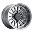 Load image into Gallery viewer, Method MR411 Bead Grip 15x7 / 5+2/38mm Offset / 4x136 / 106.25mm CB Gloss Titanium Wheel - Side View