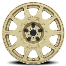 Load image into Gallery viewer, Method MR502 RALLY 17x8 +38mm Offset 5x4.5 67.1mm CB Gold Wheel - Side View