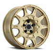 Load image into Gallery viewer, Method MR502 RALLY 17x8 +38mm Offset 5x4.5 67.1mm CB Gold Wheel - Detail View