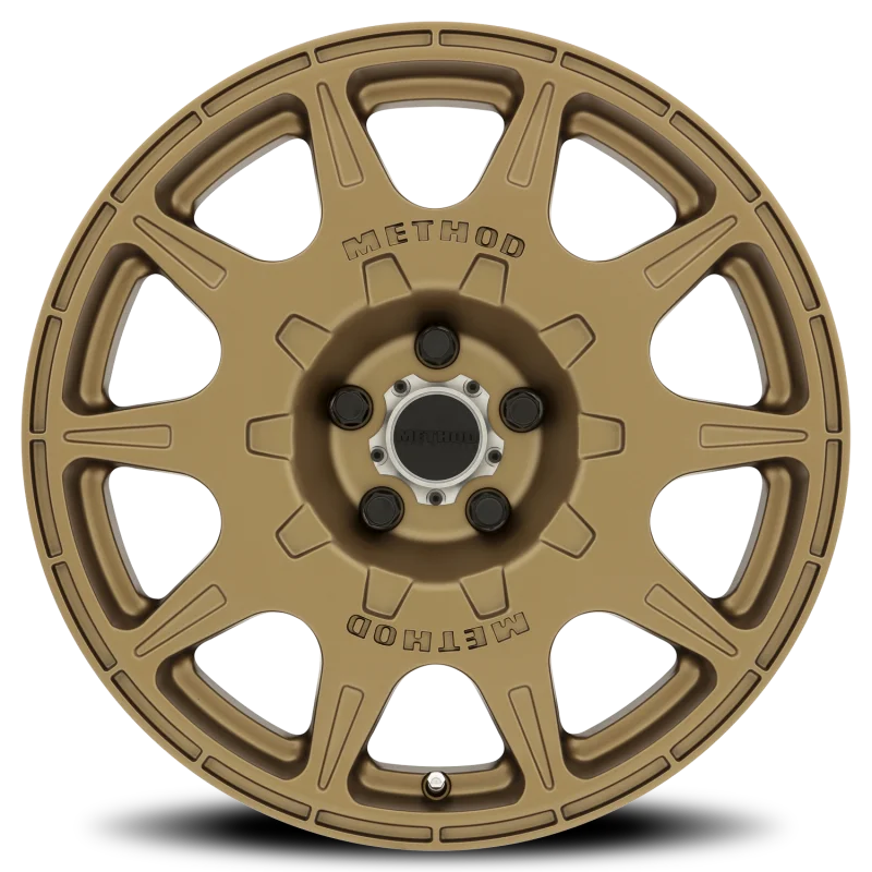 Method MR502 RALLY 17x8 +38mm Offset 5x4.5 67.1mm CB Method Bronze Wheel - Side View