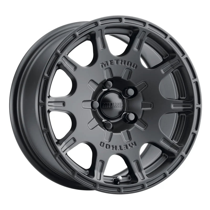 Method MR502 VT-SPEC 2 15x7 +15mm Offset 5x4.5 56.1mm CB Matte Black Wheel - Side View