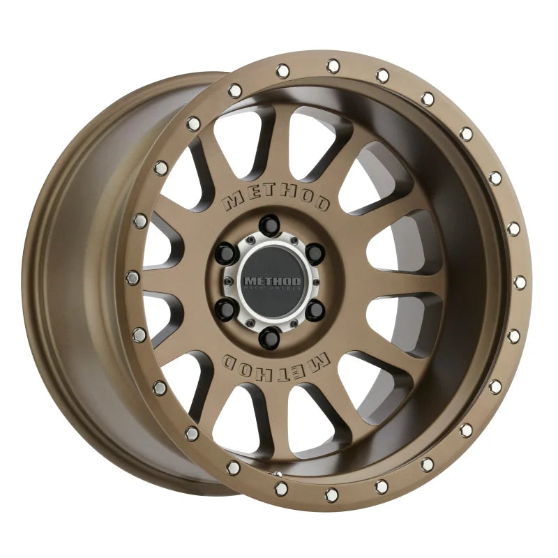 Method MR605 NV 20x10 -24mm Offset 6x5.5 106.25mm CB Method Bronze Wheel - Main Product View
