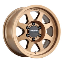 Load image into Gallery viewer, Method MR701 16x8 0mm Offset 6x5.5 106.25mm CB Method Bronze Wheel - Side View