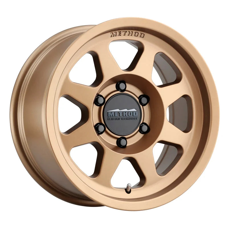Method MR701 17x8.5 0mm Offset 6x5.5 106.25mm CB Method Bronze Wheel - Side View