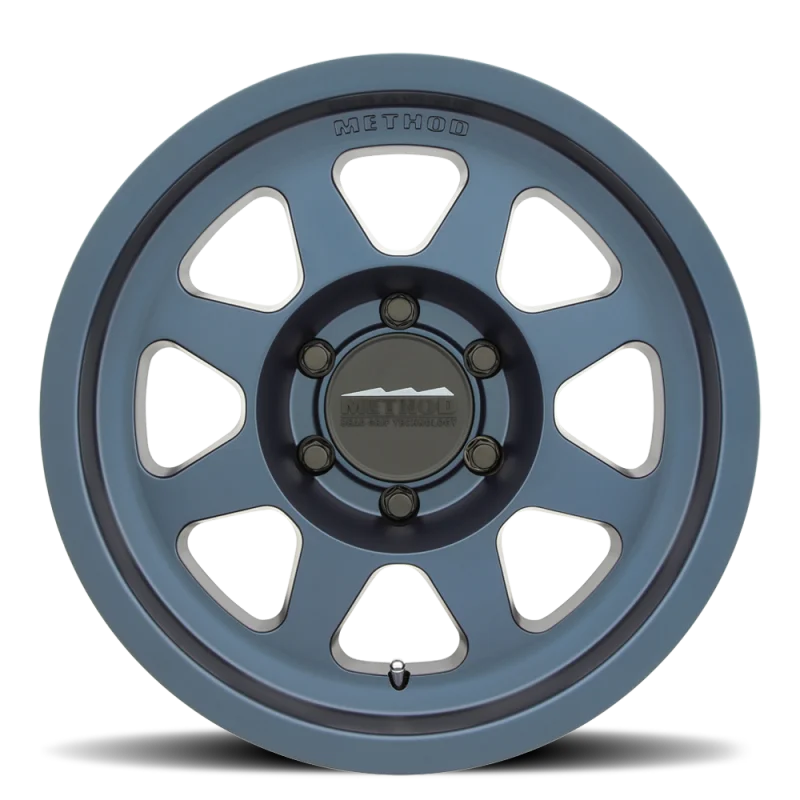 Method MR701 17x9 -12mm Offset 5x5 71.5mm CB Bahia Blue Wheel - Main Product View