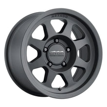 Load image into Gallery viewer, Method MR701 17x9 -12mm Offset 5x5 71.5mm CB Matte Black Wheel - Side View