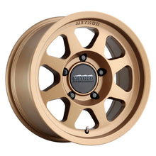 Load image into Gallery viewer, Method MR701 17x9 -12mm Offset 5x5 71.5mm CB Method Bronze Wheel - Side View