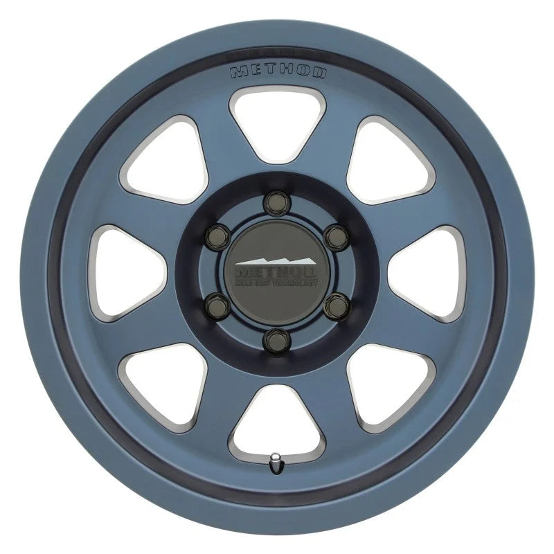 Method MR701 18x9 +18mm Offset 6x5.5 106.25mm CB Bahia Blue Wheel - Main Product View