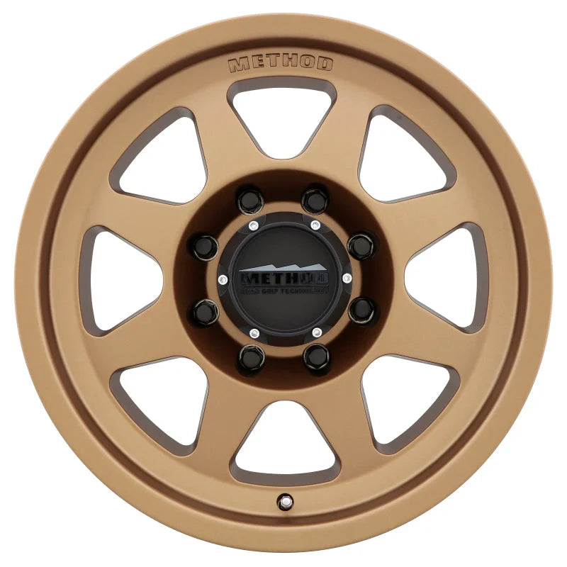 Method MR701 HD 18x9 +18mm Offset 8x6.5 130.81mm CB Method Bronze Wheel - Main Product View