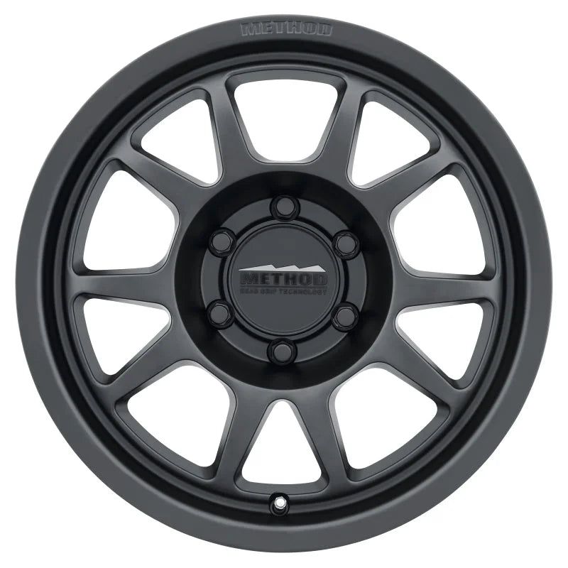 Method MR702 17x7.5 +50mm Offset 6x130 84.1mm CB Matte Black Wheel - Main Product View