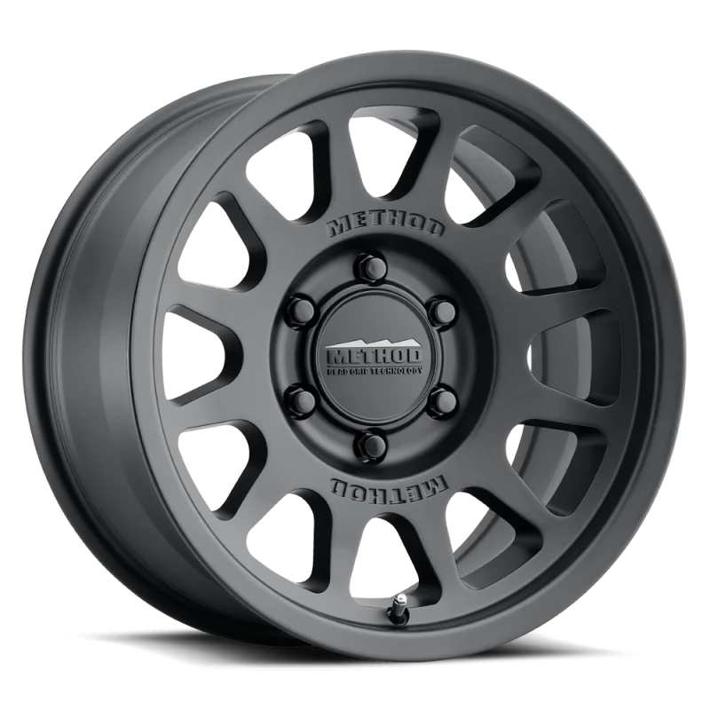 Method MR703 16x8 0mm Offset 6x5.5 106.25mm CB Matte Black Wheel - Main Product View