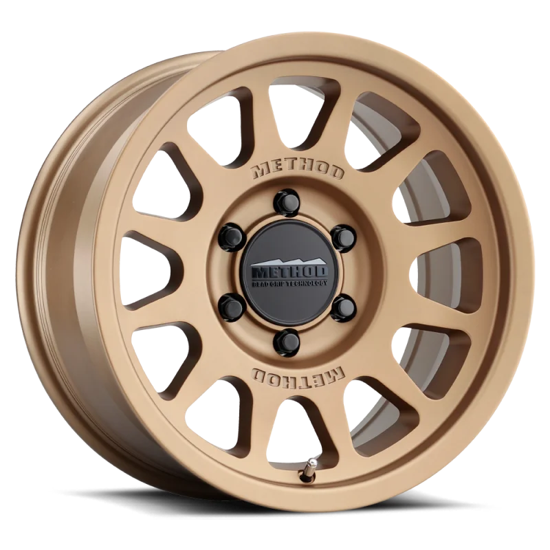 Method MR703 17x7.5 +50mm Offset 6x130 84.1mm CB Method Bronze Wheel - Main Product View