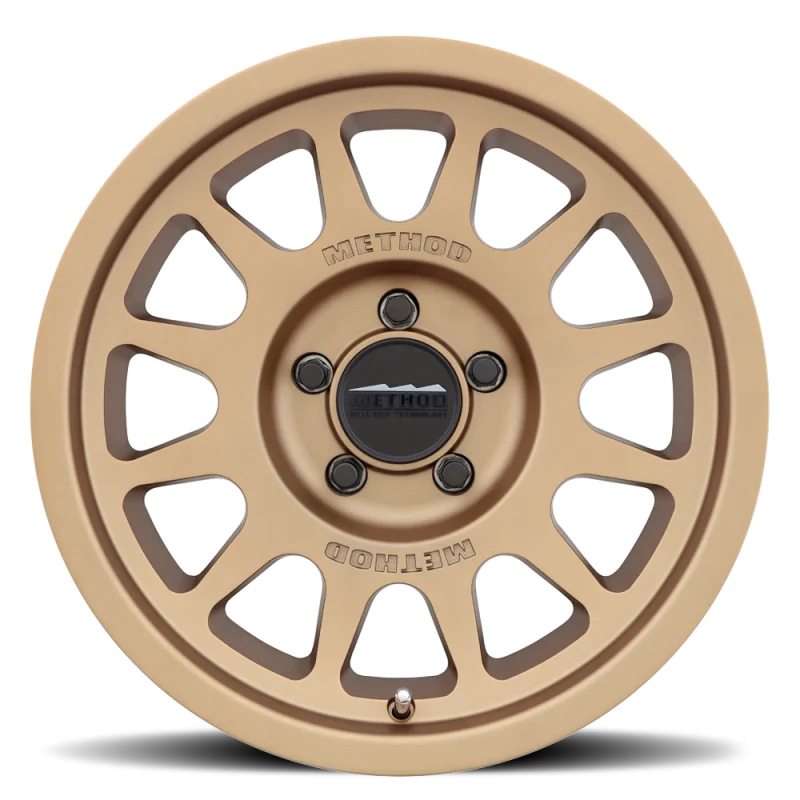 Method MR703 17x8.5 0mm Offset 5x5 71.5mm CB Method Bronze Wheel - Main Product View