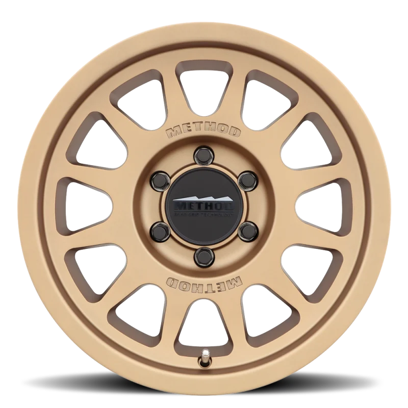 Method MR703 17x8.5 0mm Offset 6x5.5 106.25mm CB Method Bronze Wheel - Side View